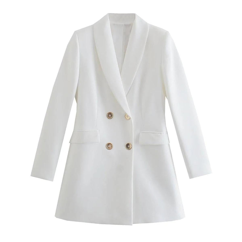 Women&#39;s Long-Sleeve Slim Fit Blazer