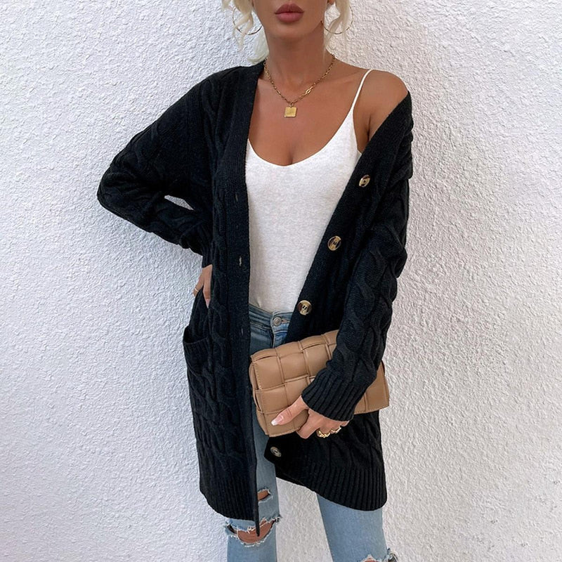 Women&#39;s Long Sleeveless Open Front Vest