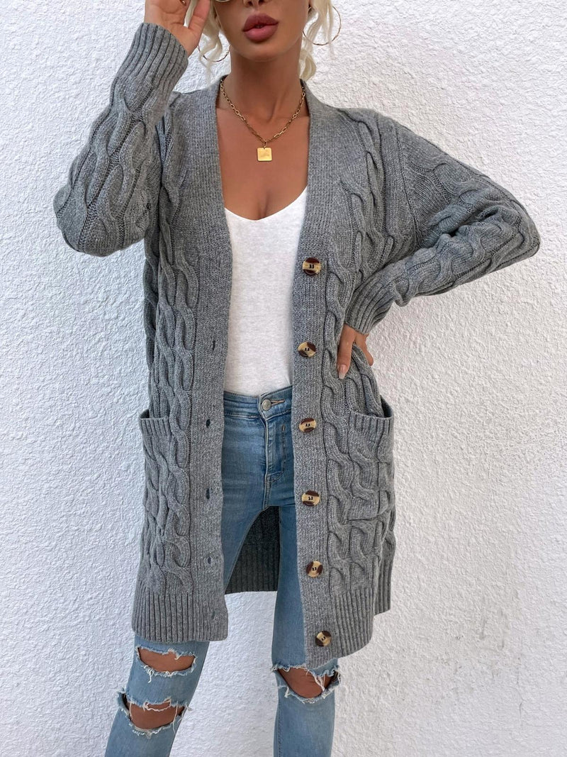 Women&#39;s Long Sleeveless Open Front Vest