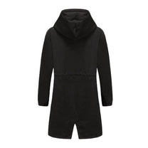 Women&#39;s Long Trench Coat With Hood For Transitional Seasons