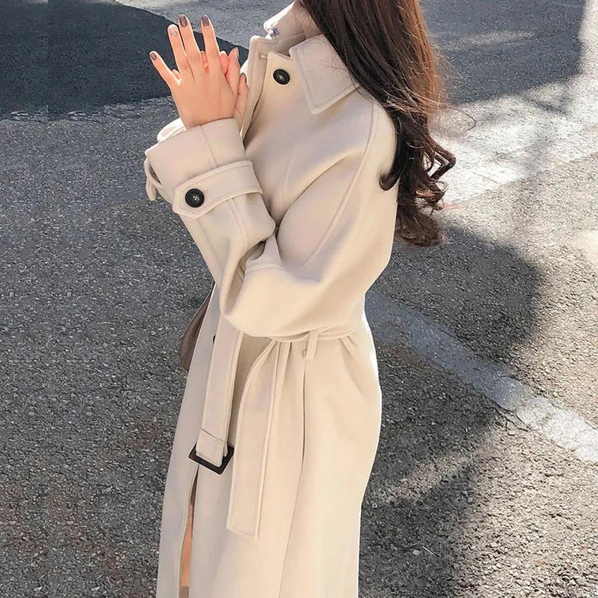 Women&#39;s Long Waterproof Spring Coat