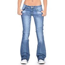 Women&#39;s Low Rise Flared Vintage Jeans