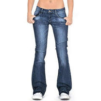 Women&#39;s Low Rise Flared Vintage Jeans