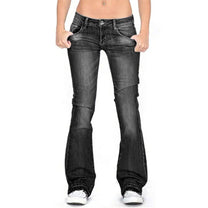 Women&#39;s Low Rise Flared Vintage Jeans