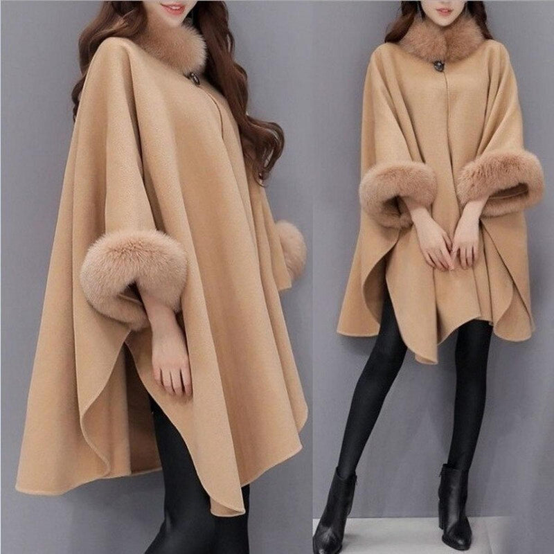 Women&#39;s Luxury Cashmere Coat With Unique Design