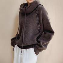 Women&#39;s Merino Wool Turtleneck Sweater
