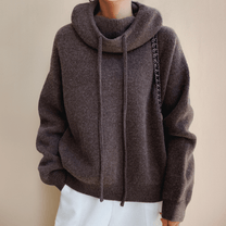 Women&#39;s Merino Wool Turtleneck Sweater