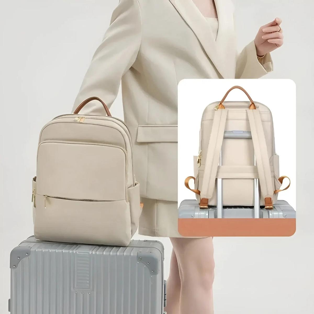 Women&#39;s Multifunctional Waterproof Backpack With Laptop Compartment