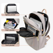 Women&#39;s Multifunctional Waterproof Backpack With Laptop Compartment