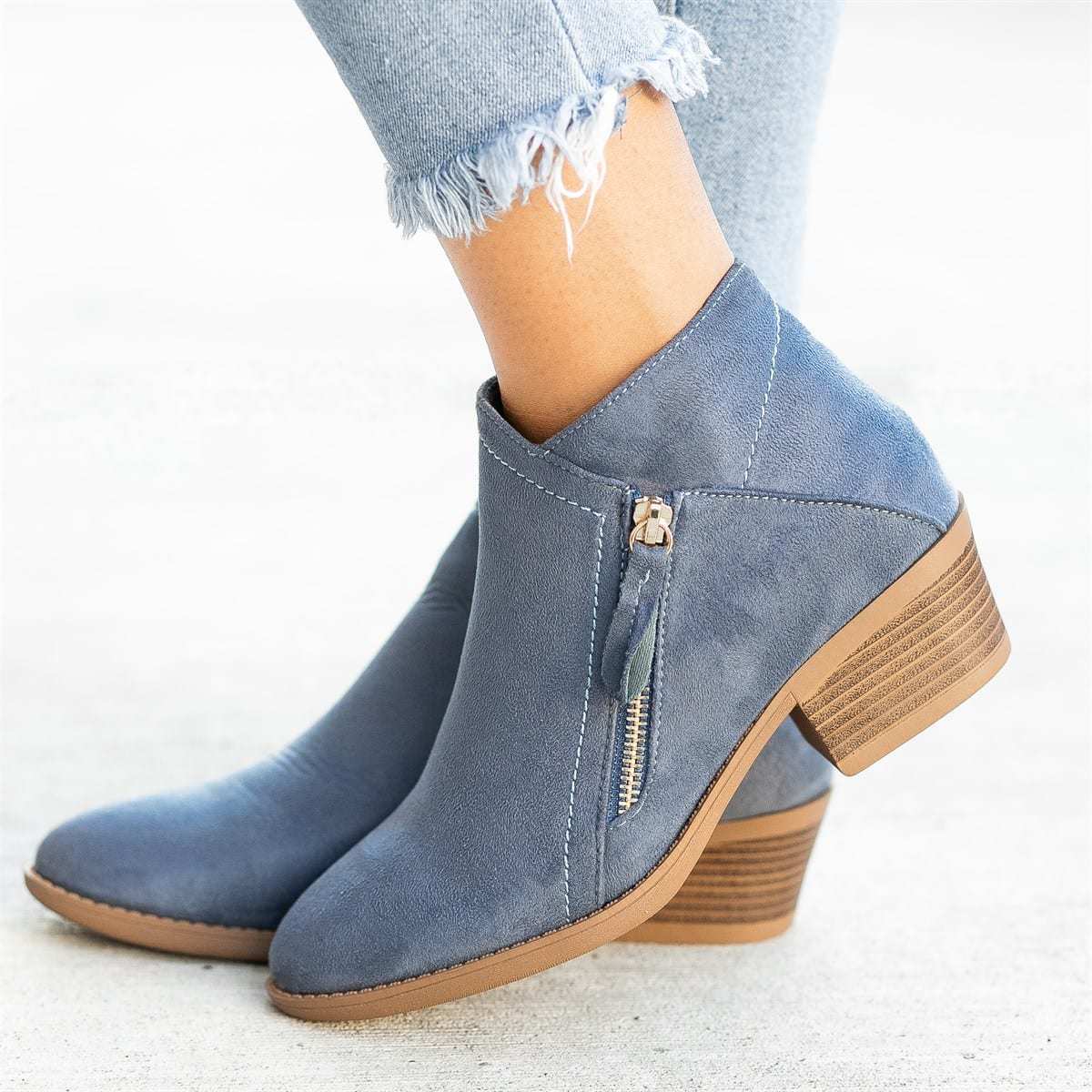 Women&#39;s Orthopedic Leather Ankle Boots