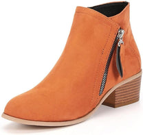 Women&#39;s Orthopedic Leather Ankle Boots