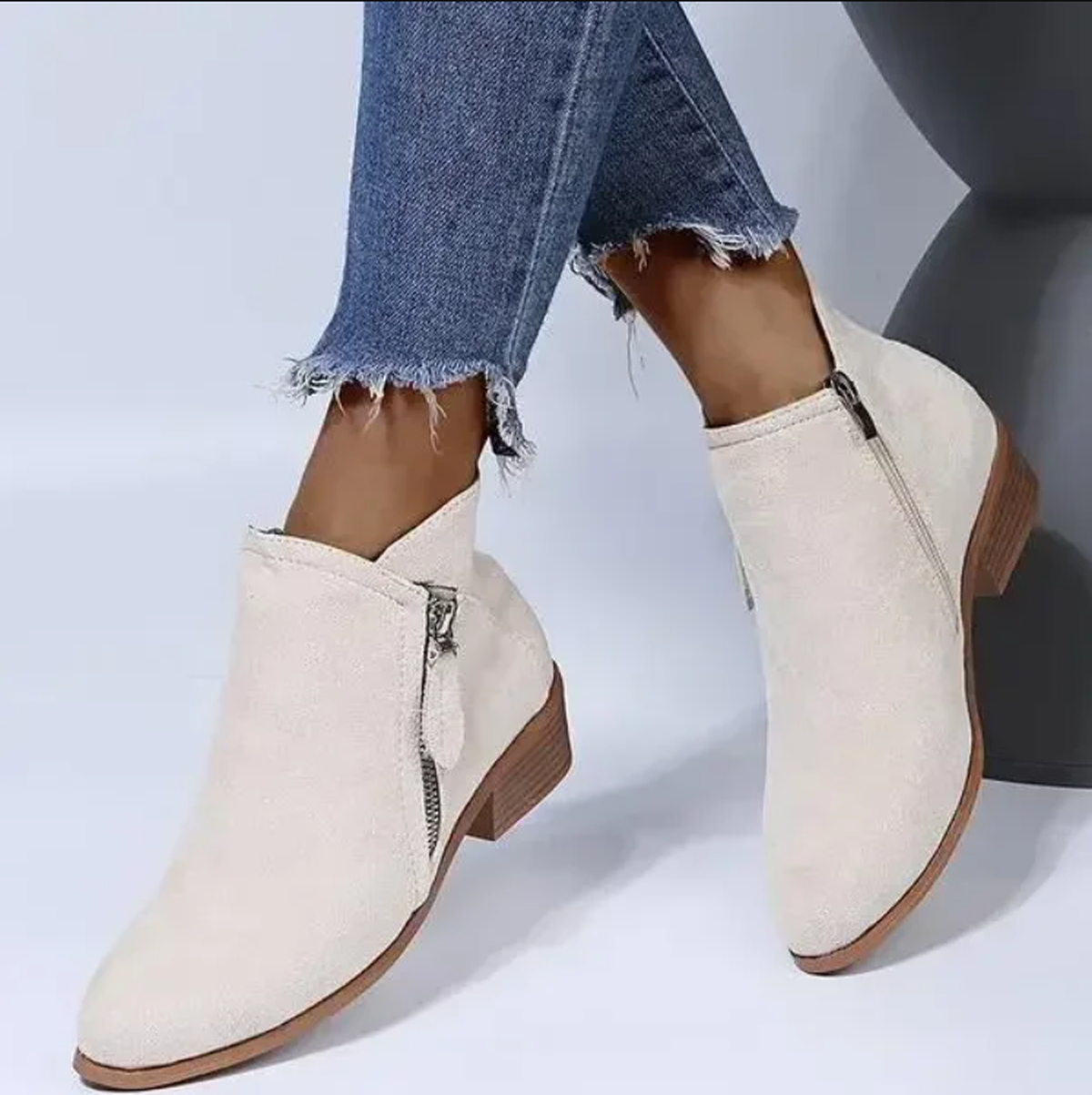 Women&#39;s Orthopedic Leather Ankle Boots