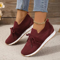 Women&#39;s Orthopedic Mesh Lace-Up Sneakers