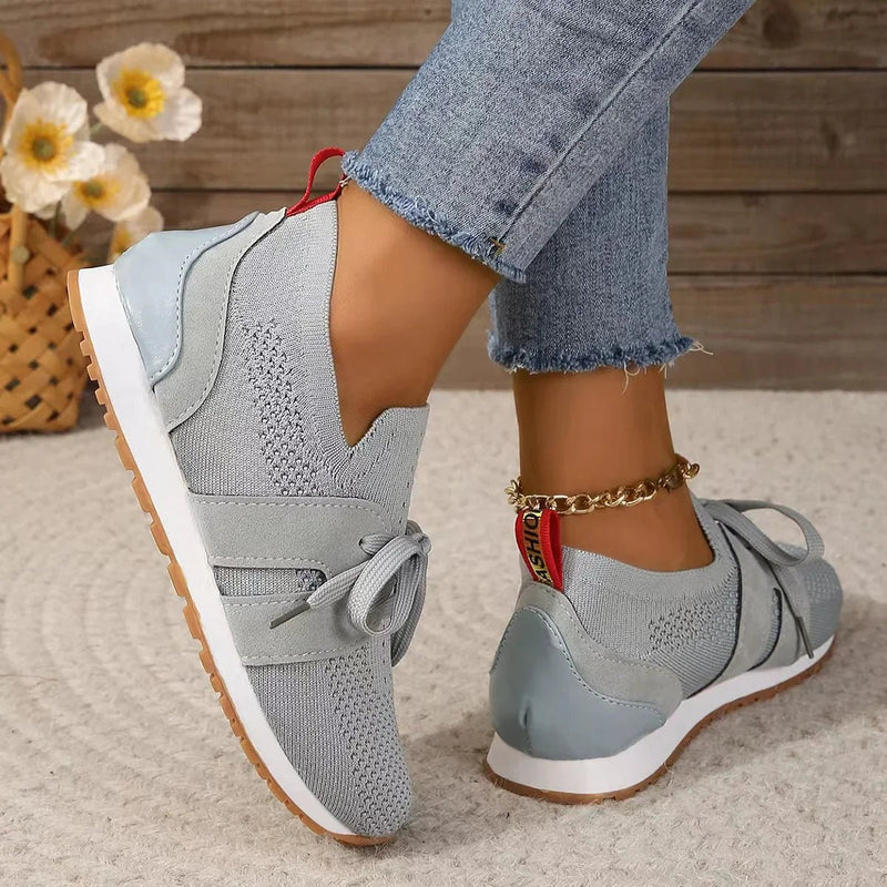 Women&#39;s Orthopedic Mesh Lace-Up Sneakers