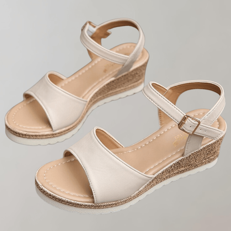 Women&#39;s Orthopedic Platform Sandals With Adjustable Straps