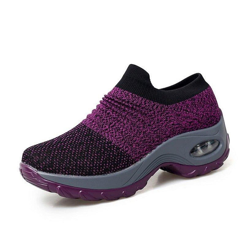 Women&#39;s Orthopedic Sole Sneakers With Adjustable Fit