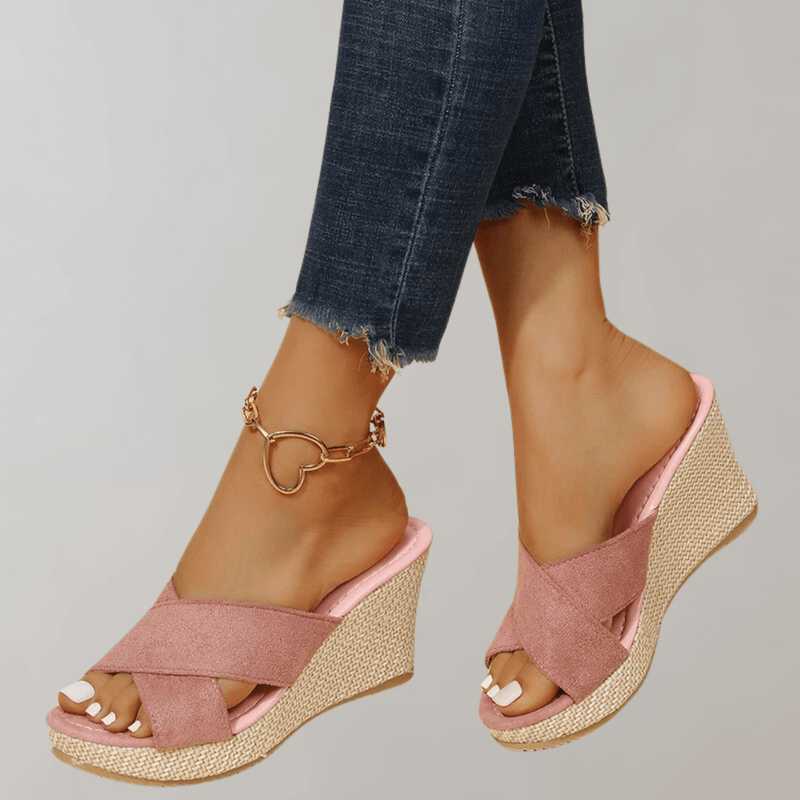 Women&#39;s Orthopedic Wedge Sandals Comfortable Heel