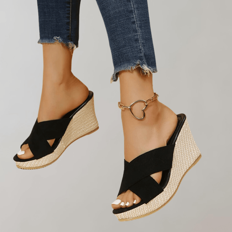 Women&#39;s Orthopedic Wedge Sandals Comfortable Heel