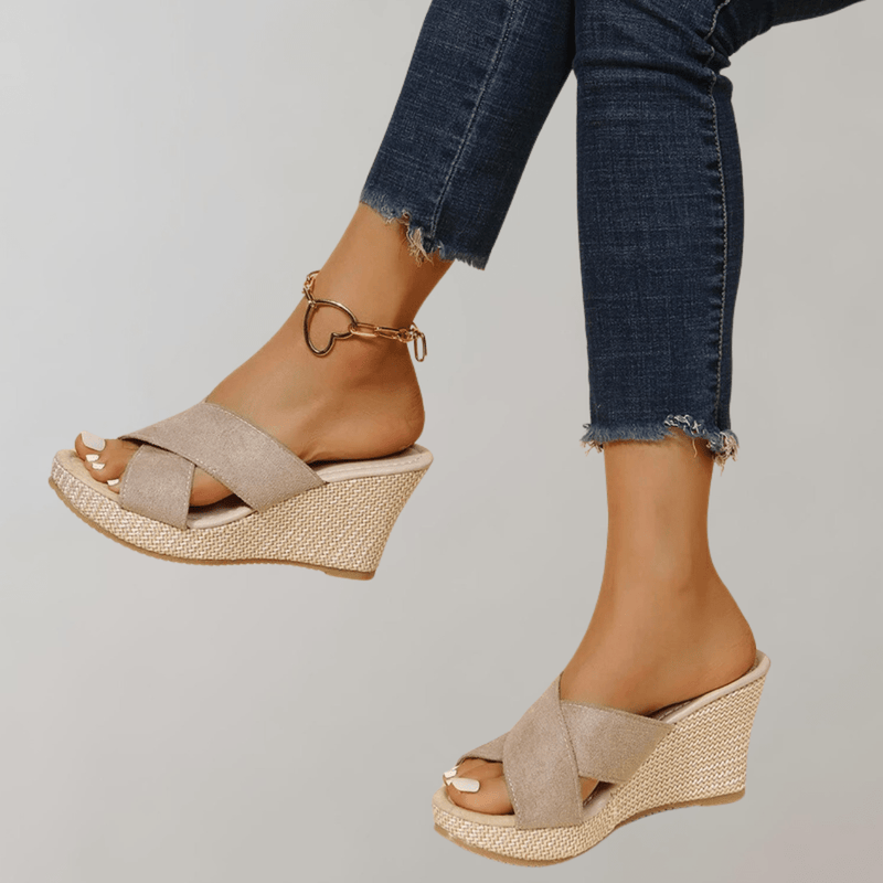 Women&#39;s Orthopedic Wedge Sandals Comfortable Heel