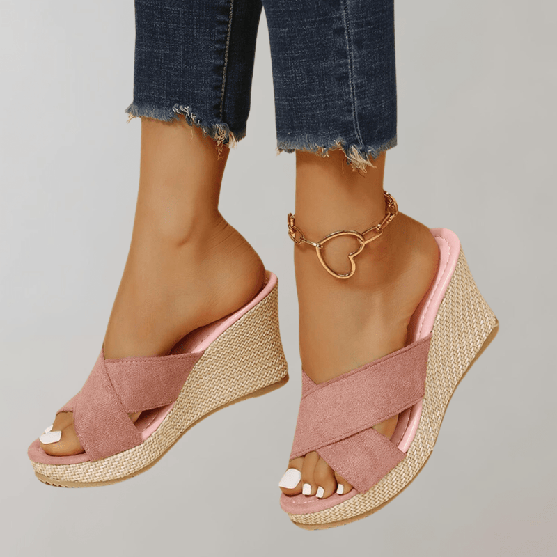 Women&#39;s Orthopedic Wedge Sandals Comfortable Heel