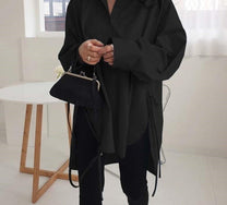 Women&#39;s Oversized Blouse Plus Size Spring Collection