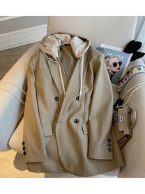 Women&#39;s Oversized Hooded Blazer