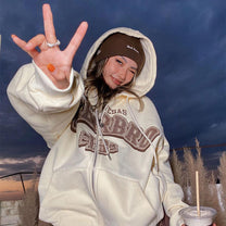 Women&#39;s Oversized Hoodie With Front Print