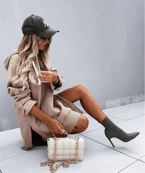 Women&#39;s Oversized Hoodie With Hood