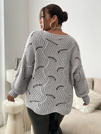 Women&#39;s Oversized Pullover Plus Size Fashion Sweater