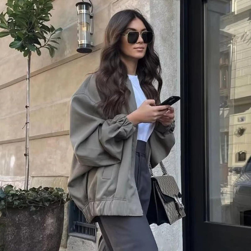 Women&#39;s Oversized Spring Jacket
