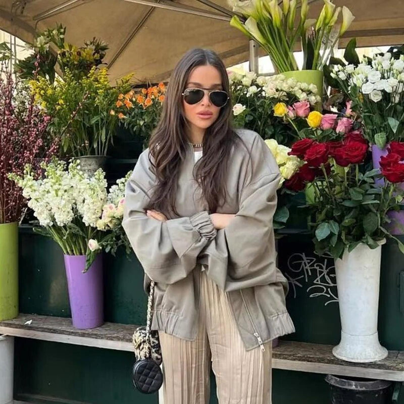 Women&#39;s Oversized Spring Jacket