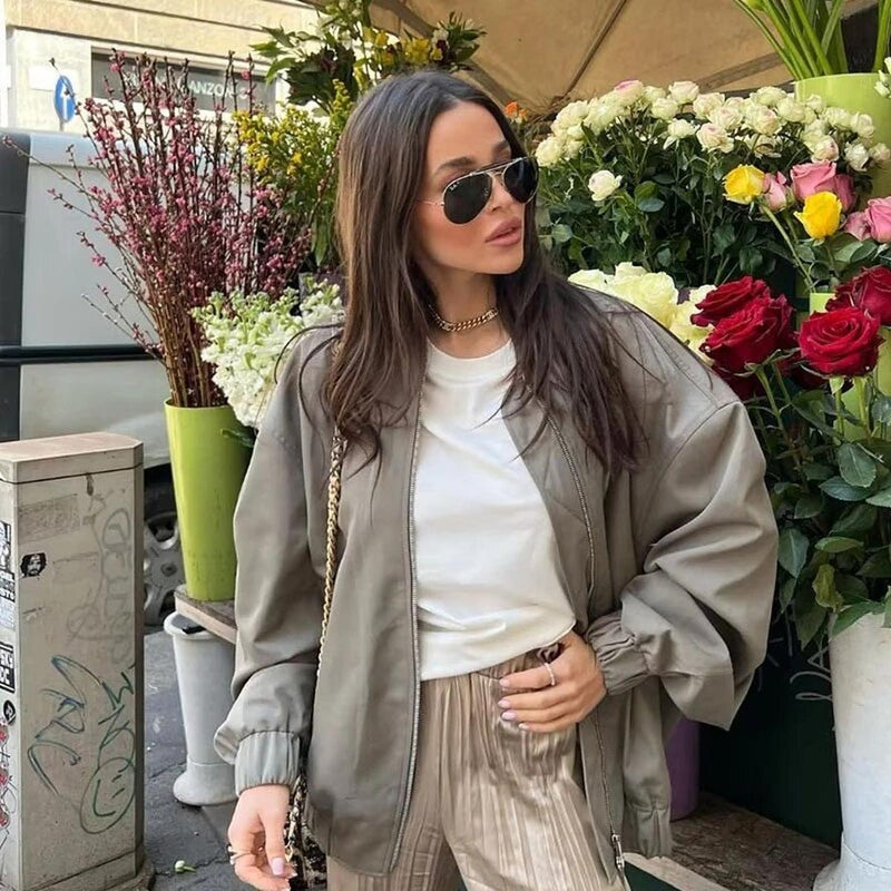Women&#39;s Oversized Spring Jacket