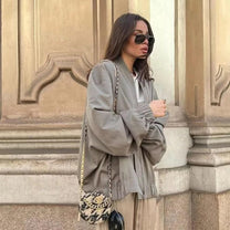 Women&#39;s Oversized Spring Jacket