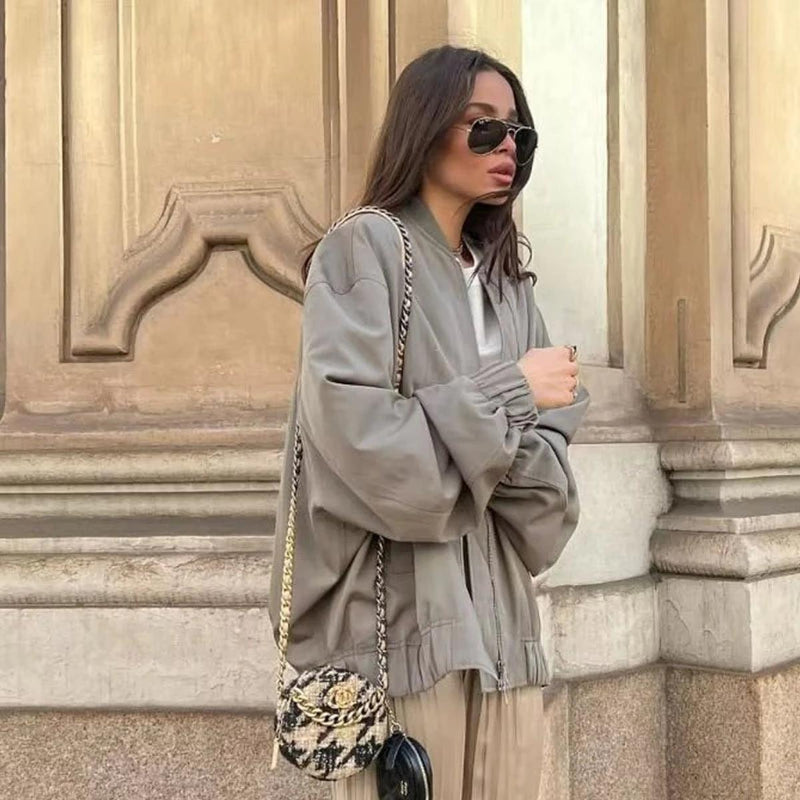 Women&#39;s Oversized Spring Jacket