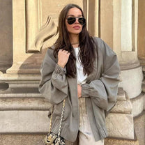 Women&#39;s Oversized Spring Jacket