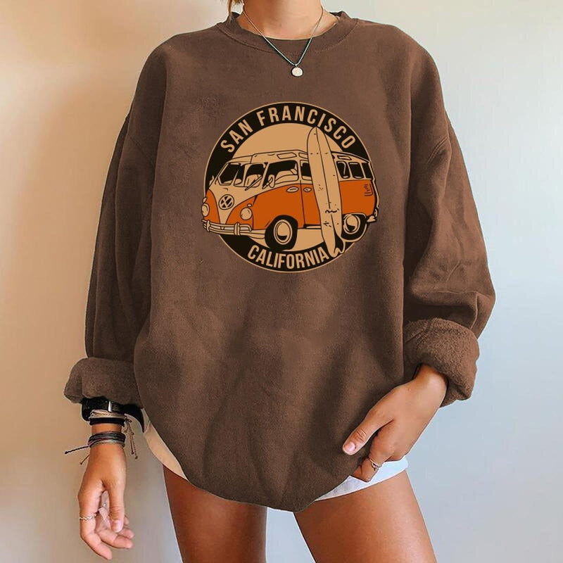 Women&#39;s Oversized Sweater Relaxed Fit