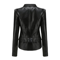Women&#39;s PU Leather Biker Jacket