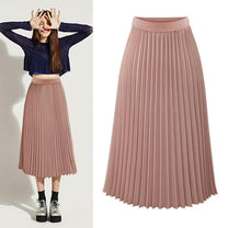 Women&#39;s Pleated Skirt Summer Collection