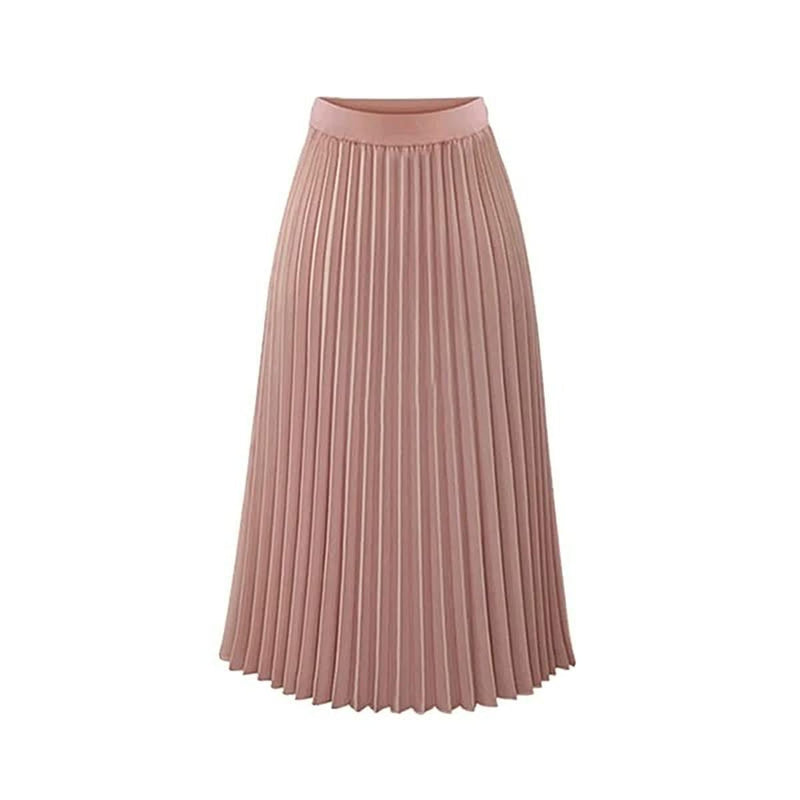 Women&#39;s Pleated Skirt Summer Collection