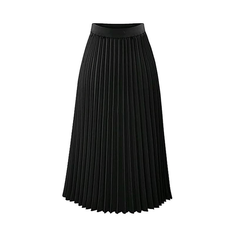 Women&#39;s Pleated Skirt Summer Collection