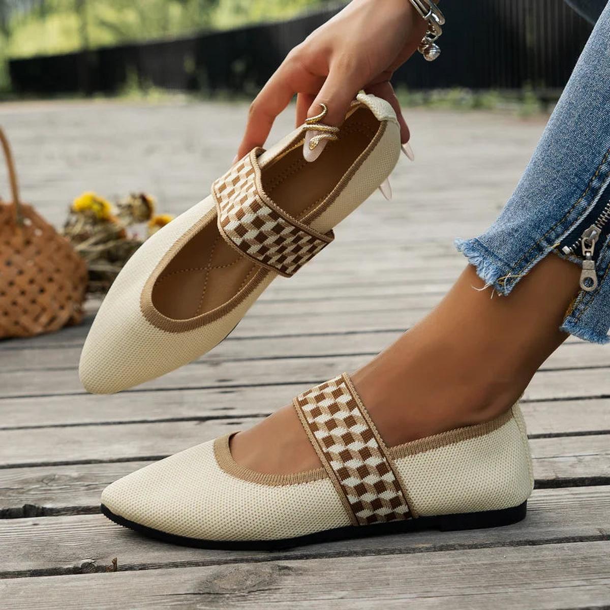 Women&#39;s Pointed Toe Ballet Flats Low Heel