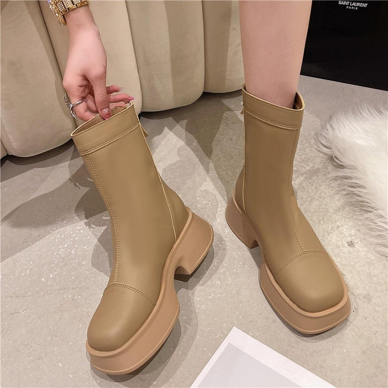 Women&#39;s Premium Leather Boots