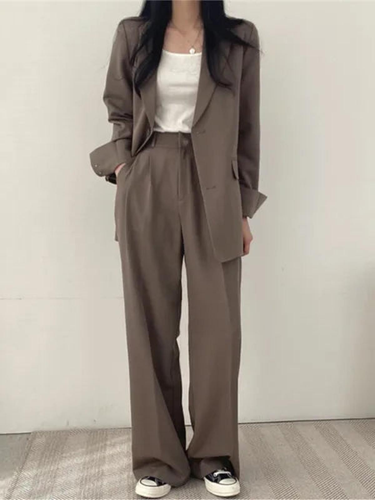 Women&#39;s Professional Two-Piece Suit Set