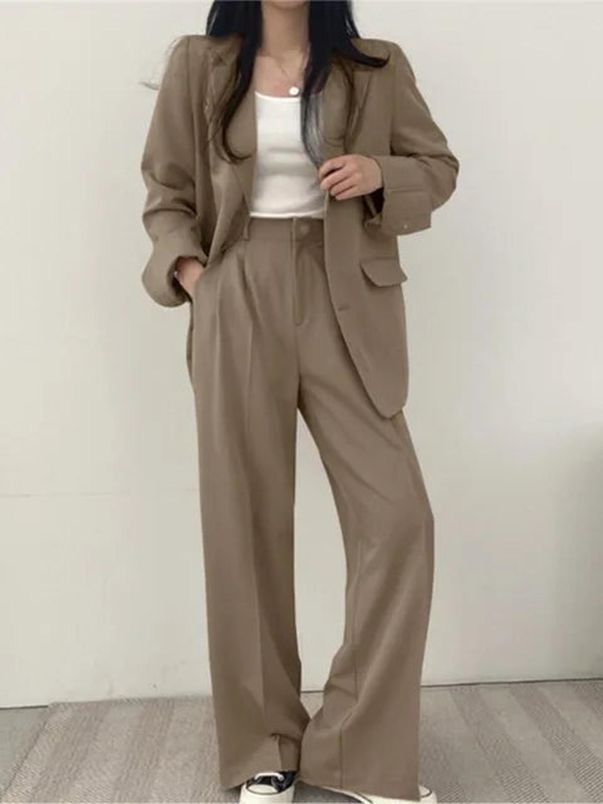 Women&#39;s Professional Two-Piece Suit Set
