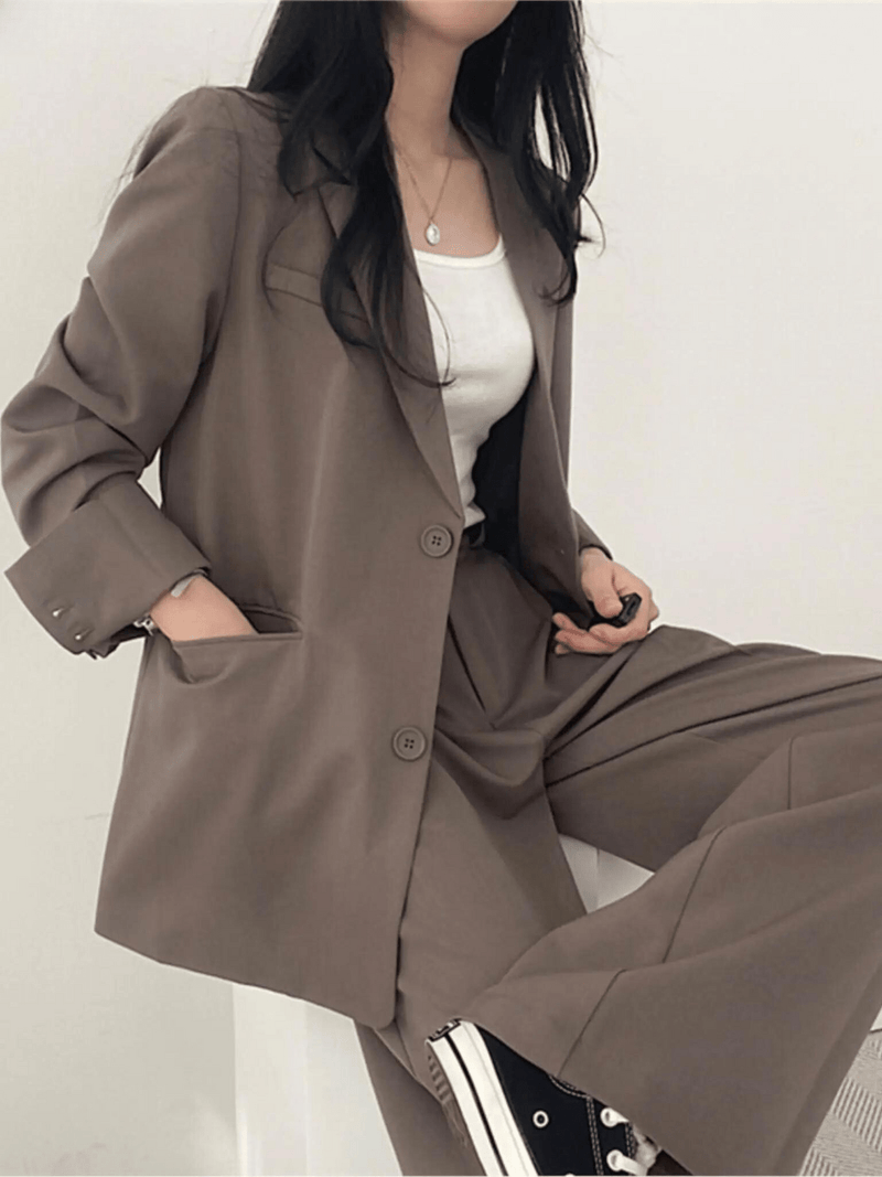Women&#39;s Professional Two-Piece Suit Set