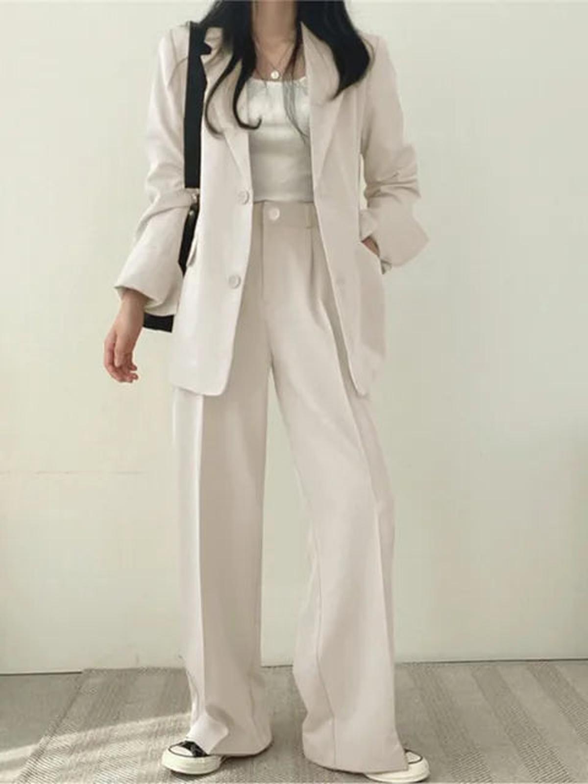 Women&#39;s Professional Two-Piece Suit Set