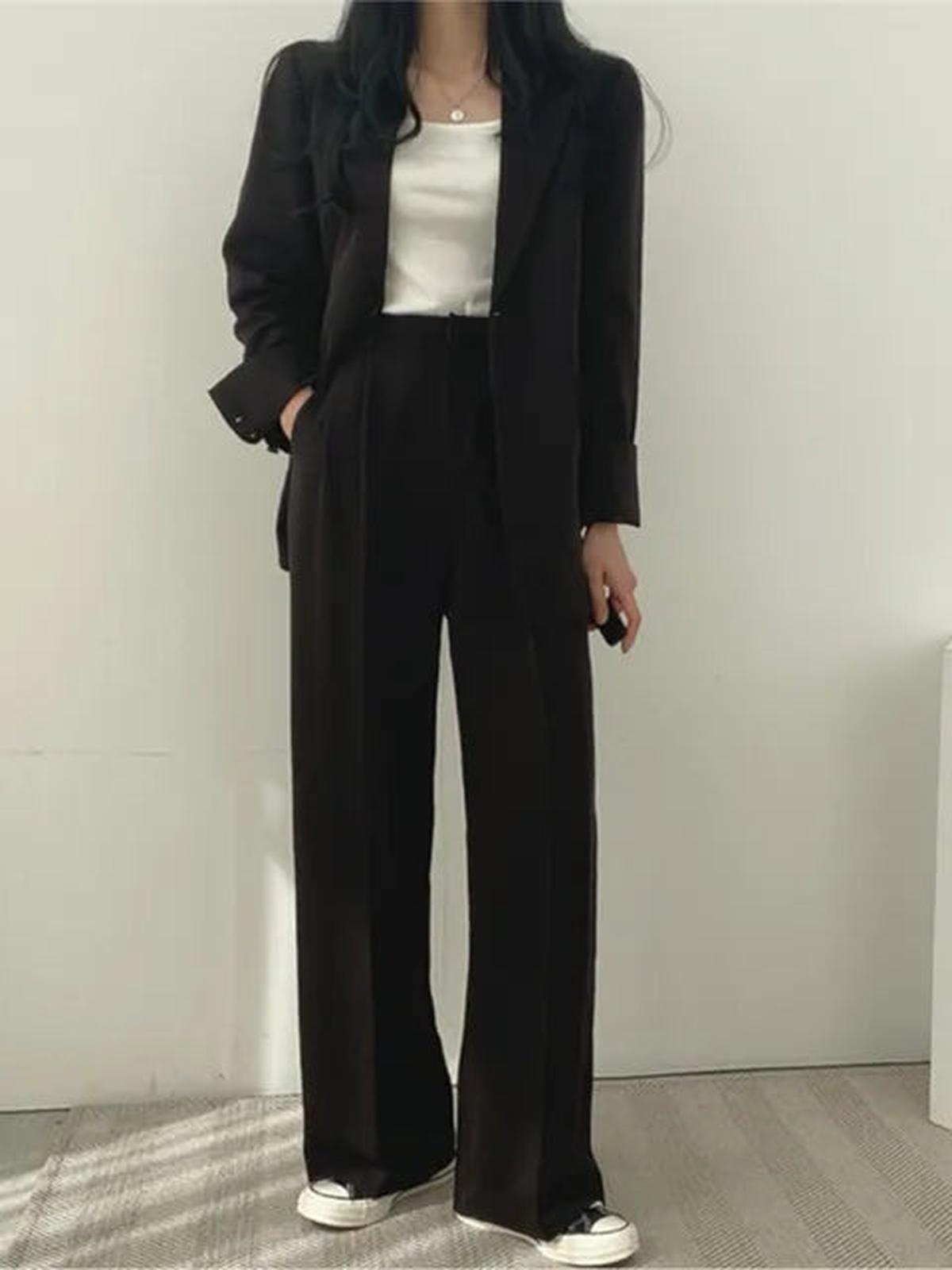 Women&#39;s Professional Two-Piece Suit Set