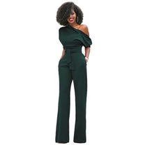 Women&#39;s Red Bodycon Jumpsuit