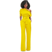 Women&#39;s Red Bodycon Jumpsuit