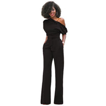 Women&#39;s Red Bodycon Jumpsuit